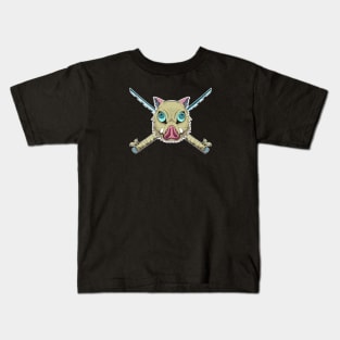 Boar and Katana Kids T-Shirt